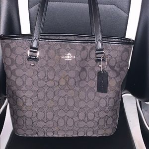 Black coach purse